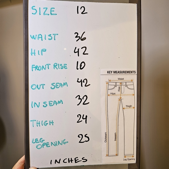 👍 Dalia Collection grey business formal wide winter lined wool pants 12 US - Picture 7 of 7